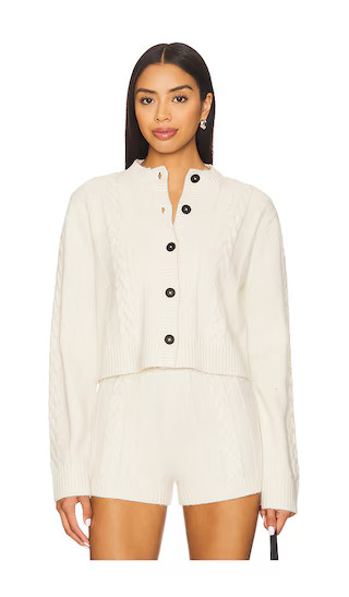 Jess Knit Cardigan in Cream | Revolve Clothing (Global)