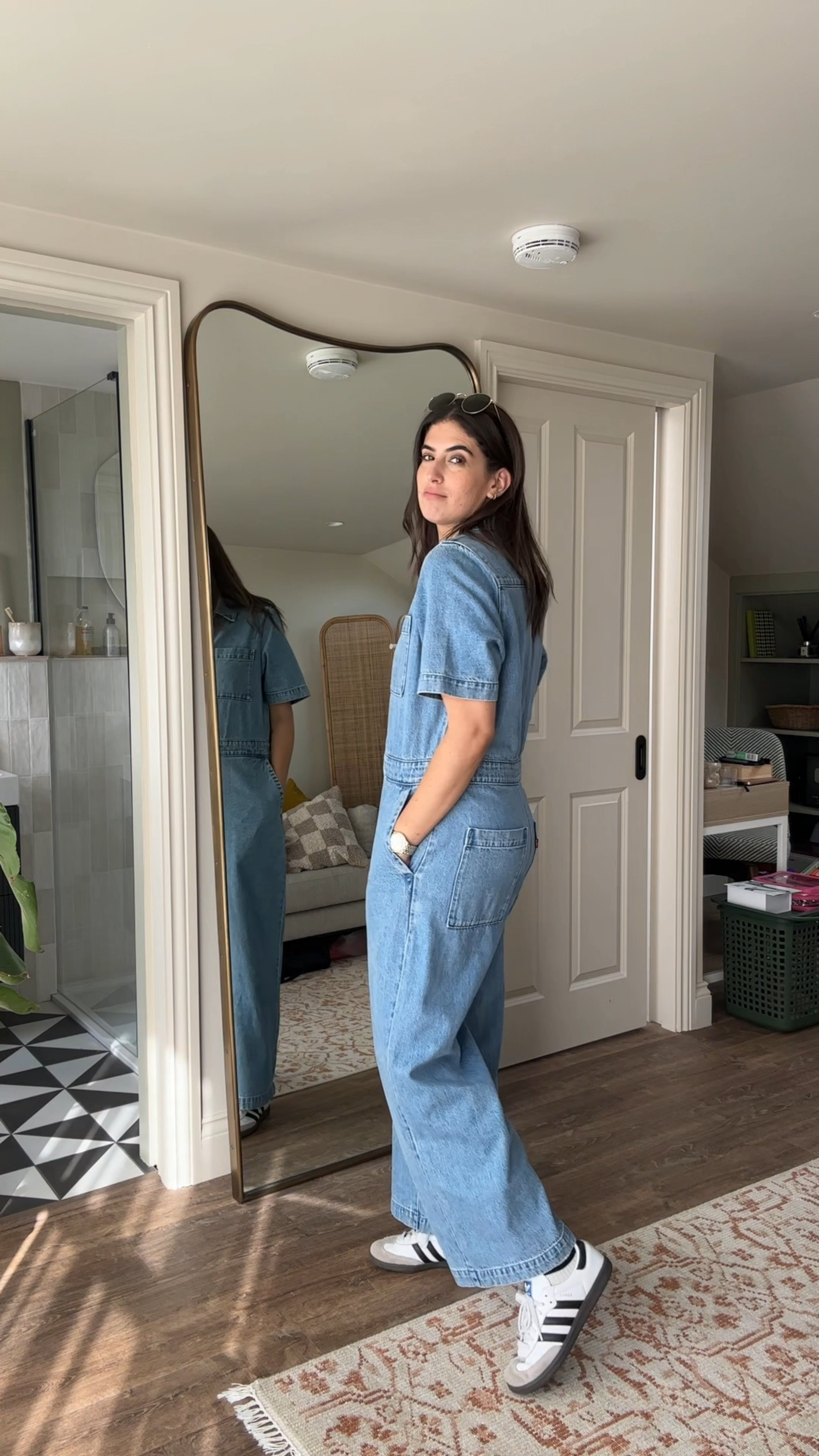 Denim jumpsuit. Oversized fit. Light wash denim. Levi’s jumpsuit. Denim one piece. Easy outfit. Autumn wardrobe staple. Causal. Easy to accessorise.

#LTKstyletip #LTKSeasonal #LTKeurope