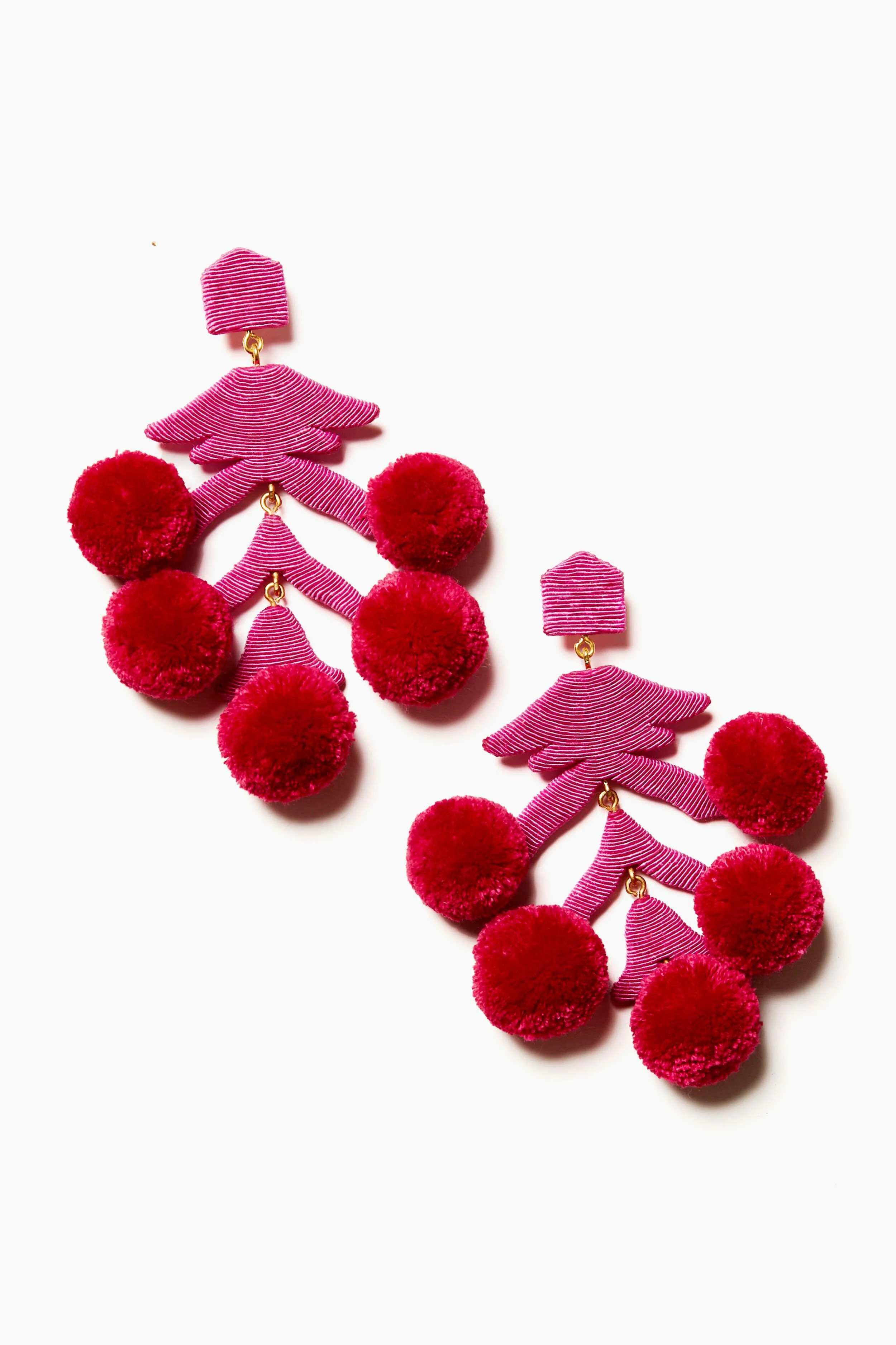 Magenta Jasmine Earrings | Tuckernuck (US)