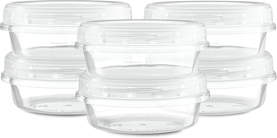 Elegant Disposables Clear Twist cap Containers               
                            Capacit... | Amazon (US)