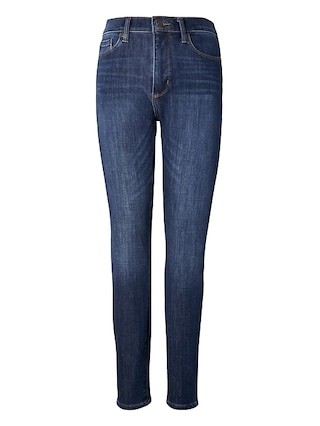 High-Rise Skinny Zero Gravity Medium Wash Ankle Jean | Banana Republic US