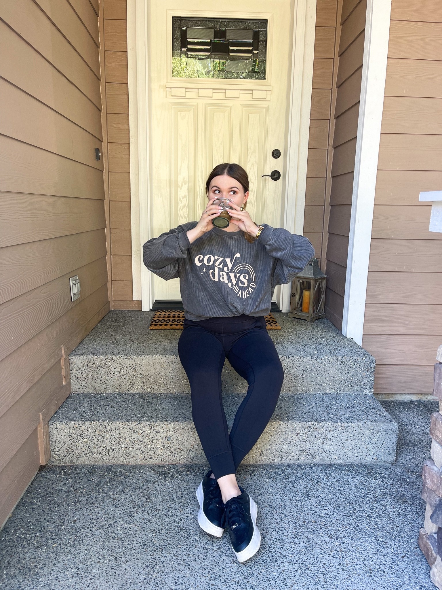 How to wear a graphic sweatshirt for fall 2022. Perfect for the gym, school or errands 

Sweatshirt is size L

#LTKunder100 #LTKSeasonal #LTKstyletip