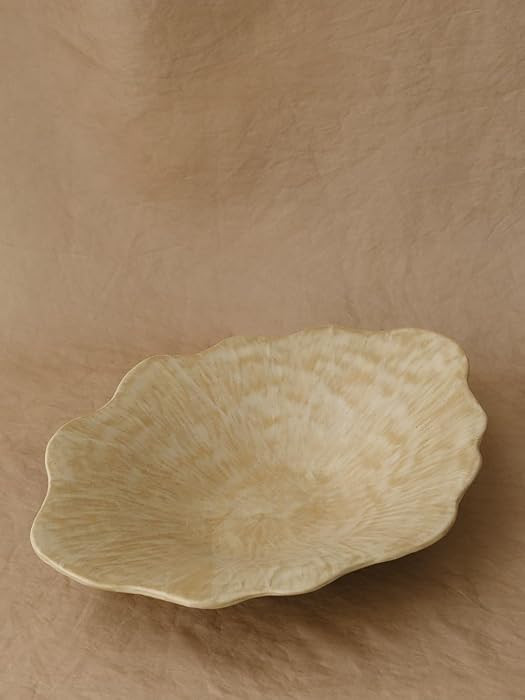 WENSHUO Stoneware Fruit Bowl for Kitchen Counter,Large Decorative Bowls for Home Decor,Handmade P... | Amazon (US)
