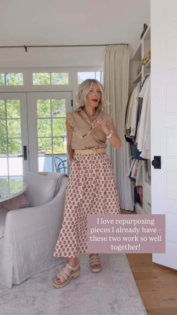 How cute is this spring look?! I love how these pieces look together! Wearing XS. Loverly Grey, Loft, spring fashion, spring outfit ideas, floral maxi dress

#LTKSeasonal #LTKootd