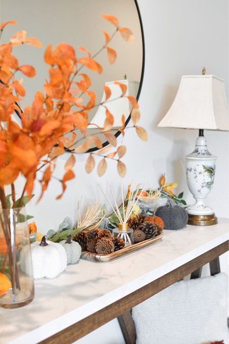 Fall entryway table 