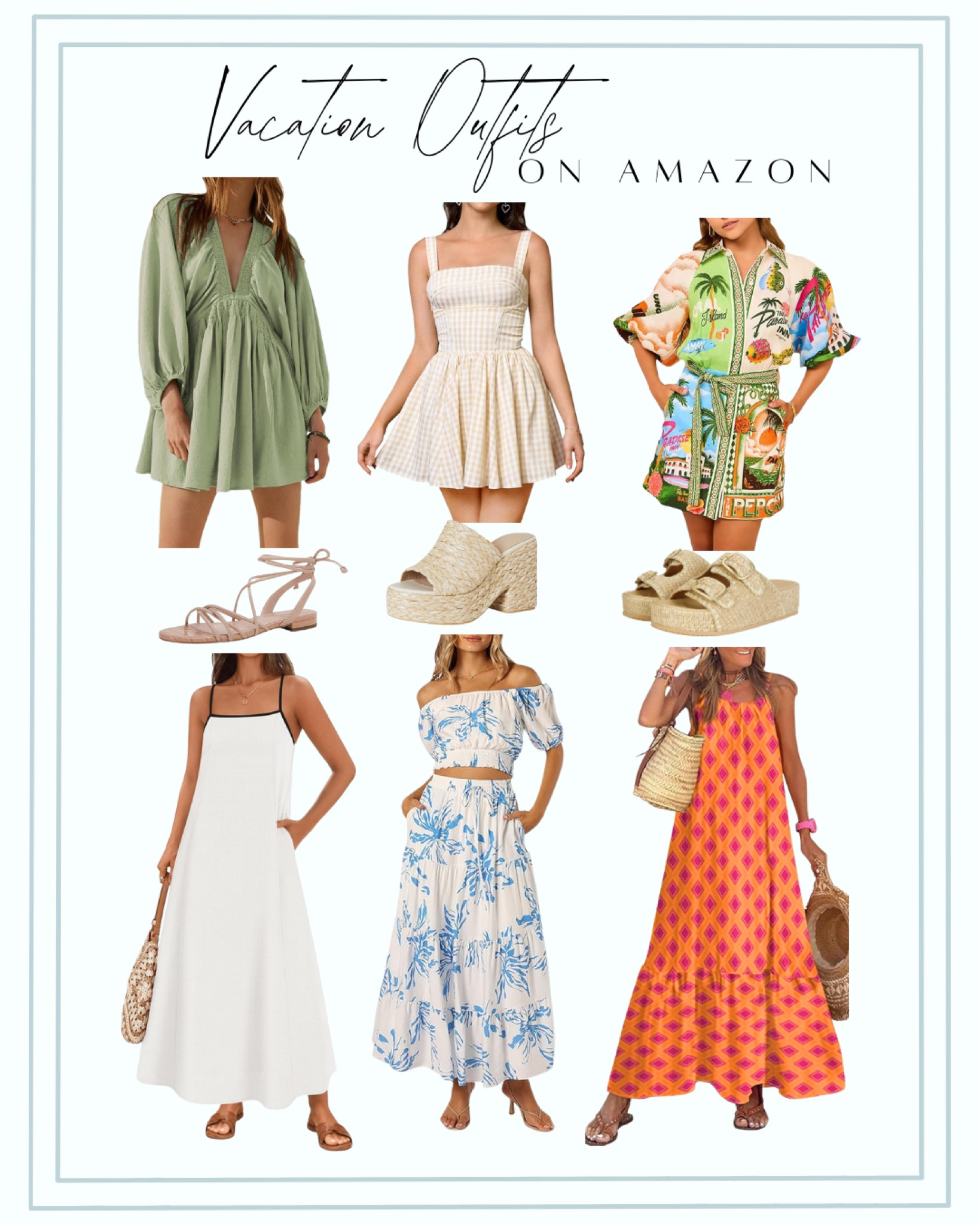 Vacation outfits / summer dresses / summer fashion / vacation dress inspo

#LTKStyleTip #LTKSeasonal #LTKTravel