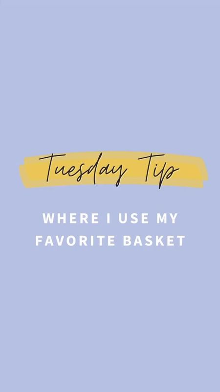 My favorite basket and how I use it to organize my home 

#LTKkids #LTKbaby #LTKhome