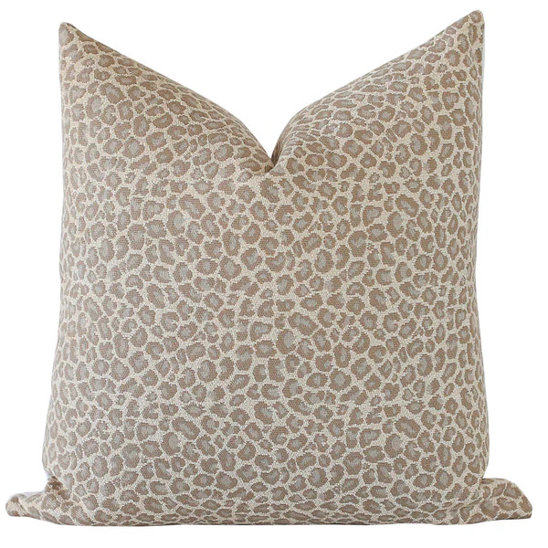Cheetah Dark Pillow Cover | Laurel & Blush
