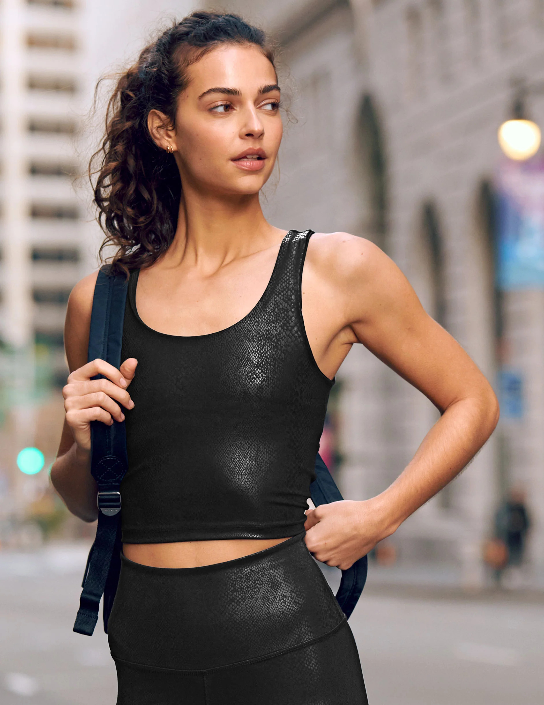 PowerShine Sport + Street Cropped Tank | Beyond Yoga | Beyond Yoga