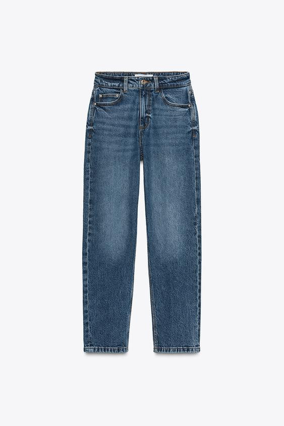 Z.01 HIGH WAIST COMFORT MOM FIT JEANS | Zara US