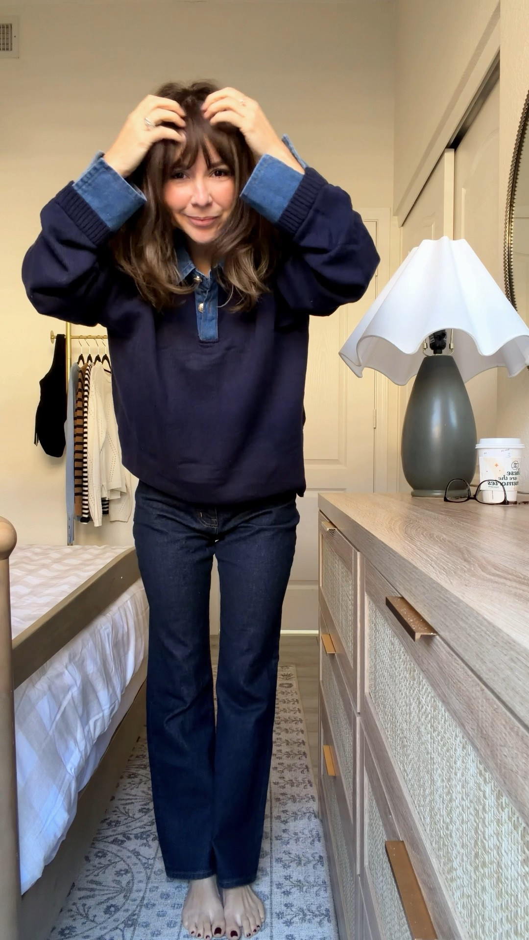 The Petite Winter Uniform That Always Works (5’2 Mom)
When I don’t want to think, this is the outfit I reach for every single time.
Dark denim that makes your legs look longer, a cozy faux layered top that feels polished without trying, and classic flats you can wear all day.
Easy, elevated, mom-approved.

Top small
Jeans 25p
Flats 5


Comment SHOP below to receive a DM with the link to this post on my LTK ⬇ https://liketk.it/5DJxy #ltkootd #ltkpetite

Comment SHOP below to receive a DM with the link to this post on my LTK ⬇ https://liketk.it/5EcuD

