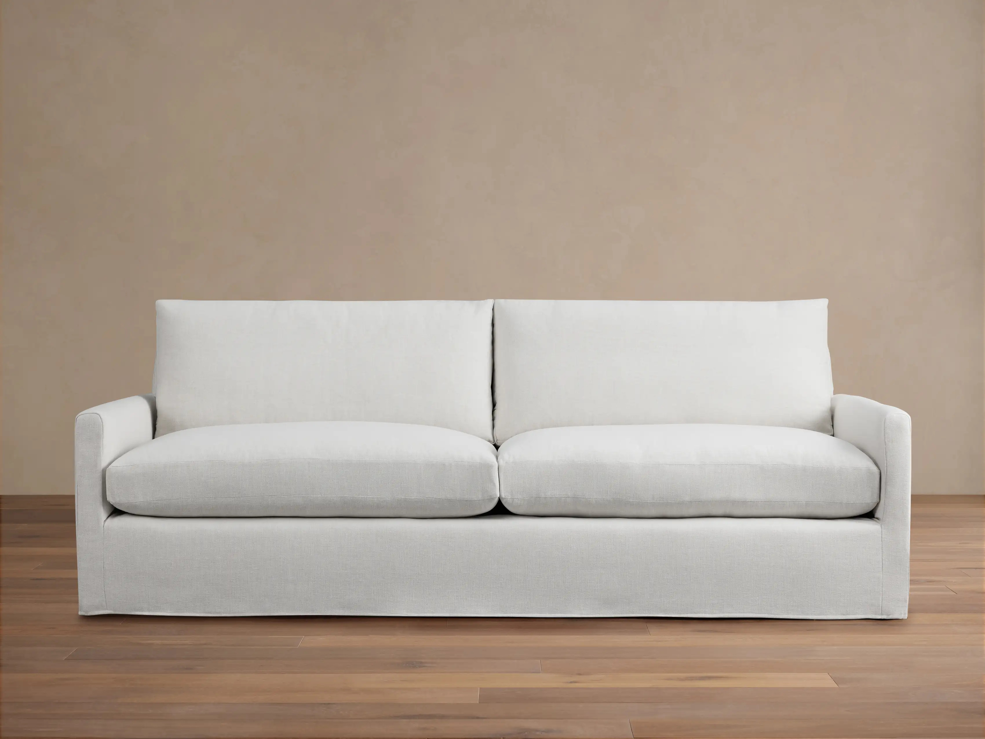 Kipton Slim Arm Slipcovered Sofa | Arhaus