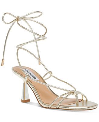 Steve Madden Women's Superb Tie-Up Dress Sandals & Reviews - Sandals - Shoes - Macy's | Macys (US)