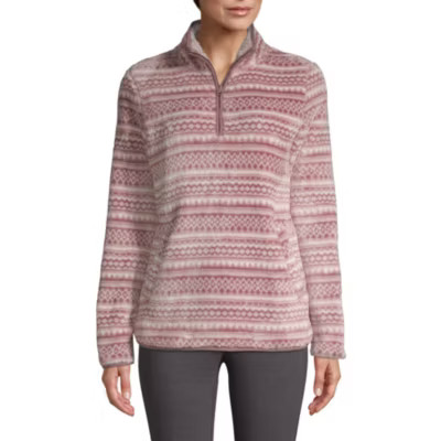 St. John's Bay Active Sherpa Midweight Faux Fur Coat | JCPenney