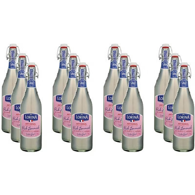 Lorina Bev Artisanal Sparkling Pink Lemonade - Pack of 12 - 25.4 fo | Target