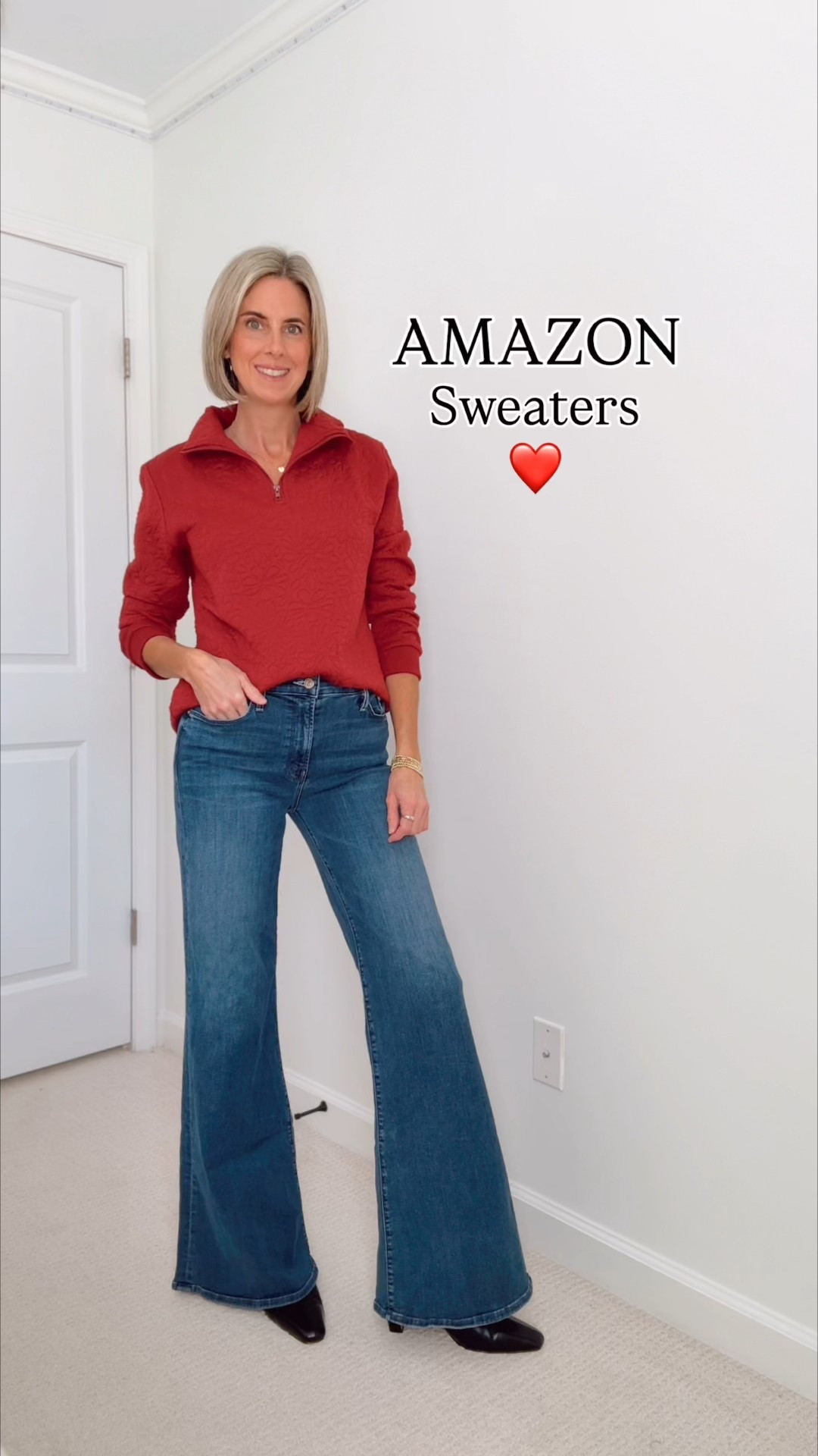Valentine’s Day outfits don’t have to be fancy 💕 These two Amazon sweaters are comfy, cute, and easy to throw on while still feeling festive. Perfect for everyday wear all month long ❤️ Wearing a small in both 

#LTKFinds #AmazonStyle #ValentinesOutfit #CasualChic #CozyOutfits #HeartDetails #BudgetFriendly #StyleInspo

#LTKootd #LTKOver40 #LTKFindsUnder50