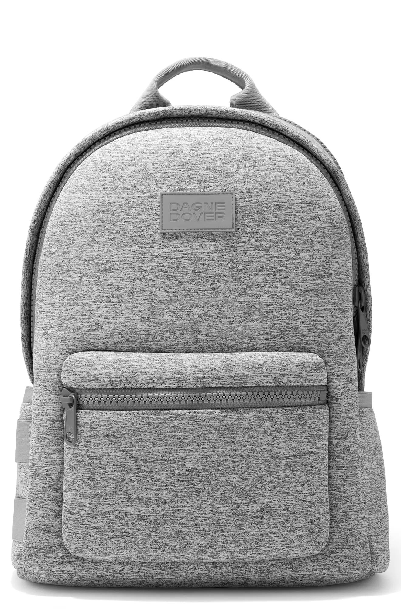 Dagne Dover Large Dakota Water Resistant Backpack in Heather Grey at Nordstrom | Nordstrom