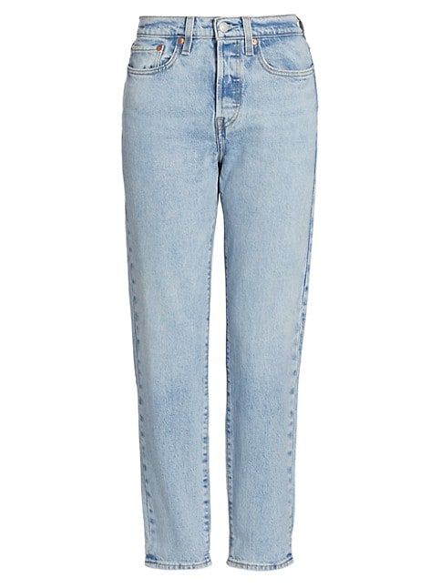 Wedgie Icon High-Rise Tapered Jeans | Saks Fifth Avenue