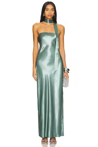 Line & Dot Mariska Dress in Green from Revolve.com | Revolve Clothing (Global)