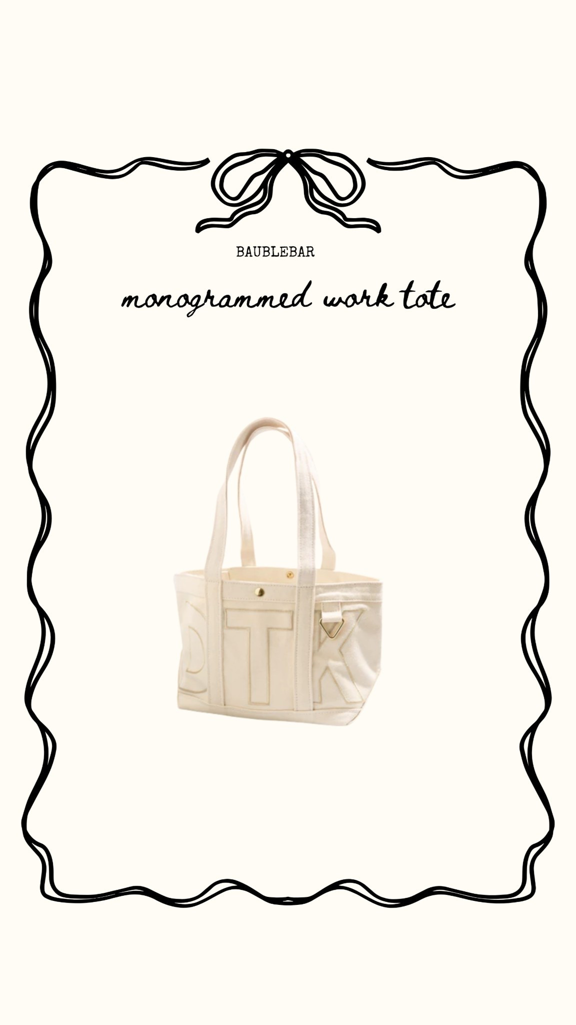 monogrammed tote bag, chic outfit 

#LTKSeasonal #LTKootd