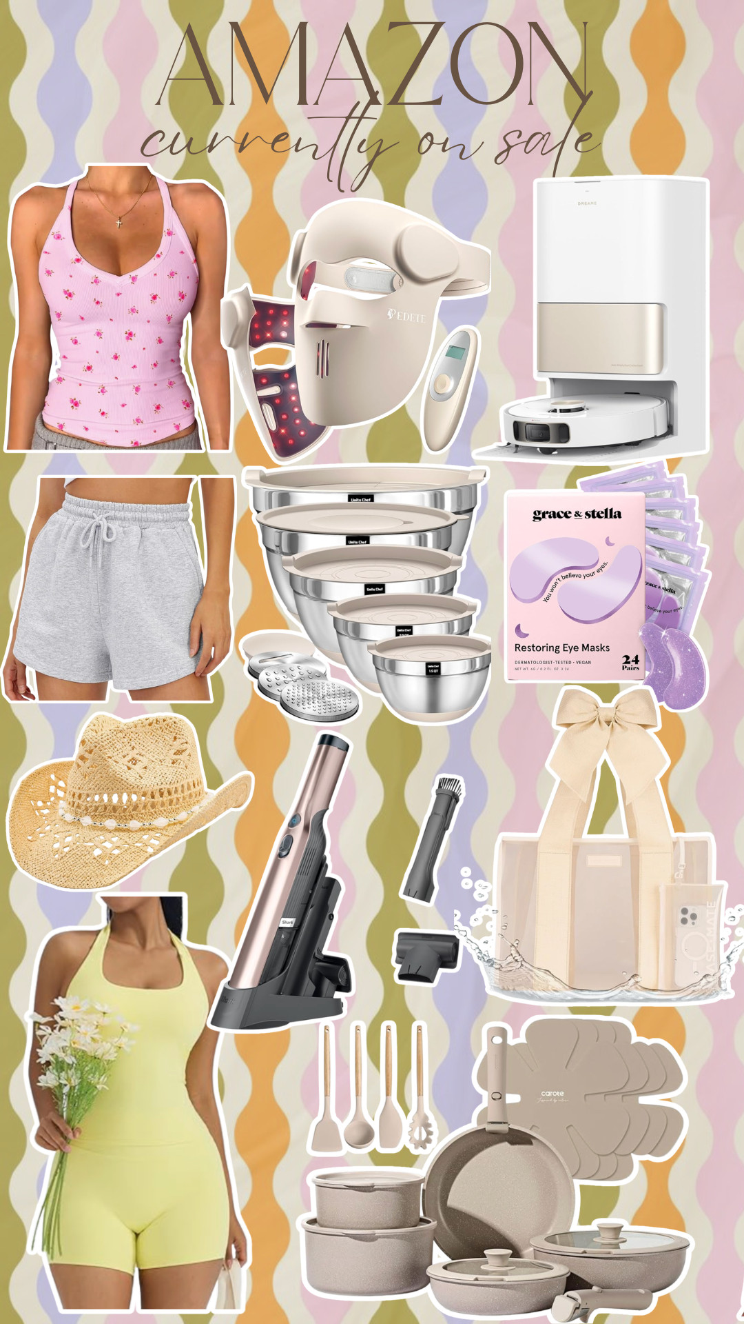 More Amazon finds I am loving and that are currently on sale! Those eye masks are so good and the pans we own and use every single day! 

 #LTKSeasonal #LTKHome