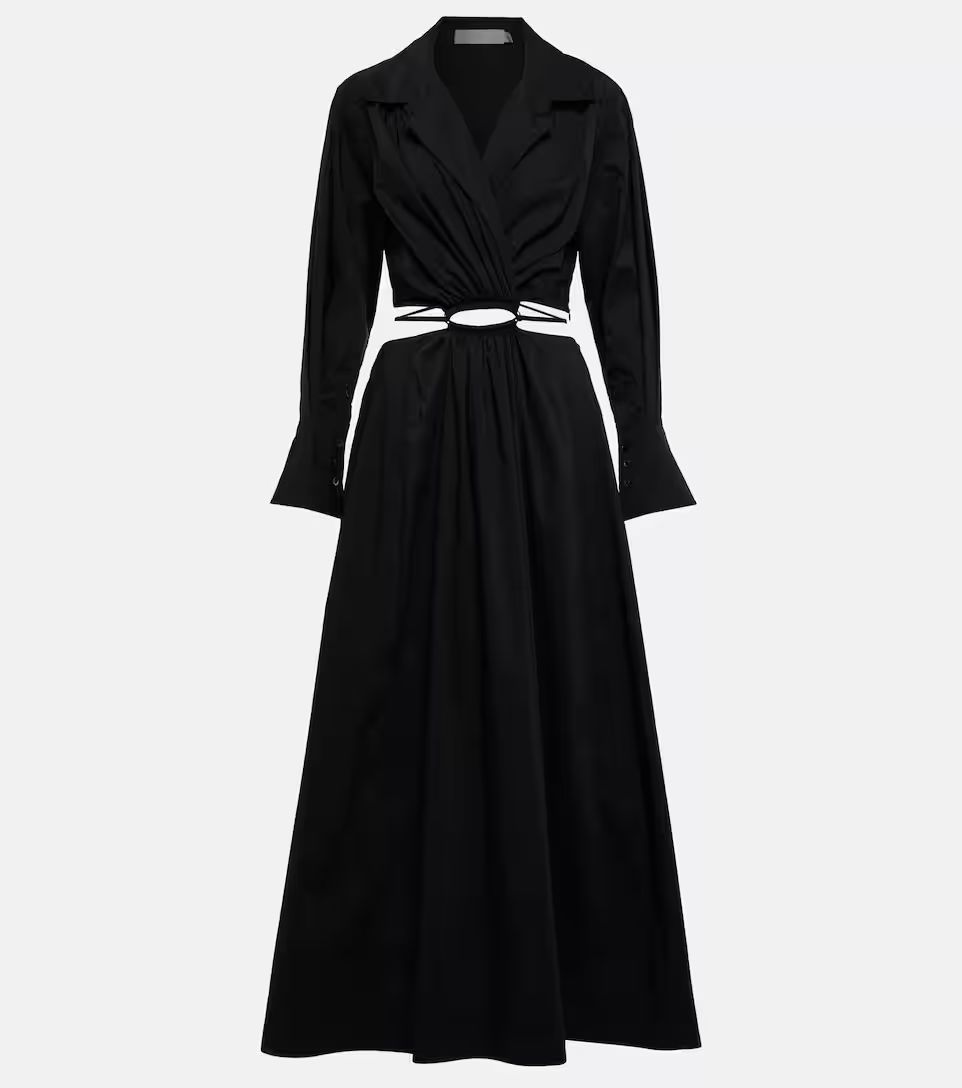 Alex cotton-blend poplin midi dress | Mytheresa (US/CA)
