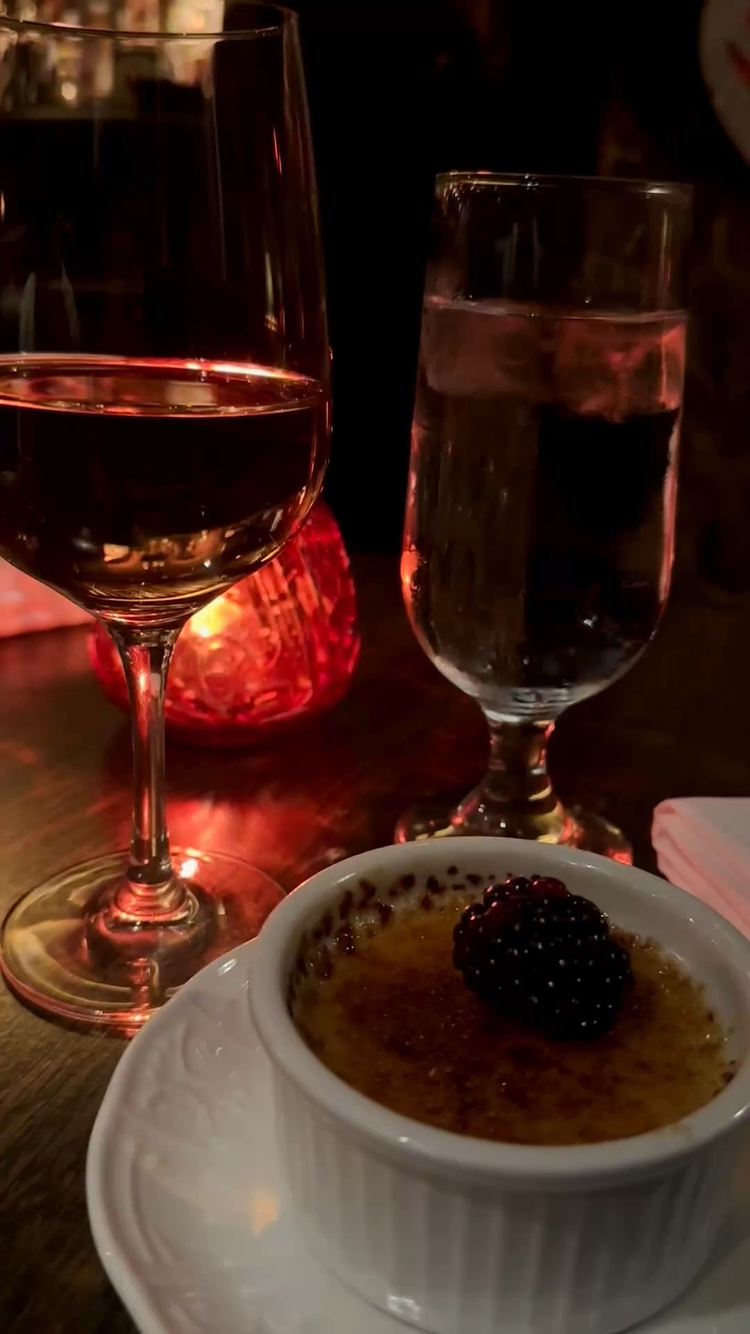 Happy Friday ✨🥂

A little Friday evening indulgence. Candlelight, a classic crème brûlée, a glass of rosé, and all the little details that make a night out feel special.

Loving the timeless entertaining essentials that elevate every gathering—from elegant dessert plates and wine glasses to beautiful barware and tabletop accents. Sometimes it’s not about the occasion, it’s about creating a moment.

Weekend starts now. 🖤

#HappyFriday #FridayEvening #WeekendMood #EntertainingEssentials #TabletopDecor #DessertPlate #WineGlasses #Barware #CocktailHour #HappyHour #HostessStyle #Tablescape #DiningInStyle #WeekendVibes #LTKHome #LTKLifestyle

#LTKdayinmylife #LTKHome #LTKvlog