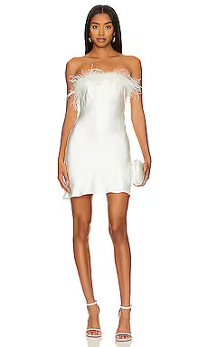 Lovers and Friends Moira Mini Dress in White from Revolve.com | Revolve Clothing (Global)