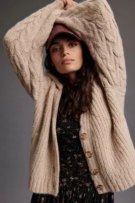 Cable-Knit Cardigan | Anthropologie (US)