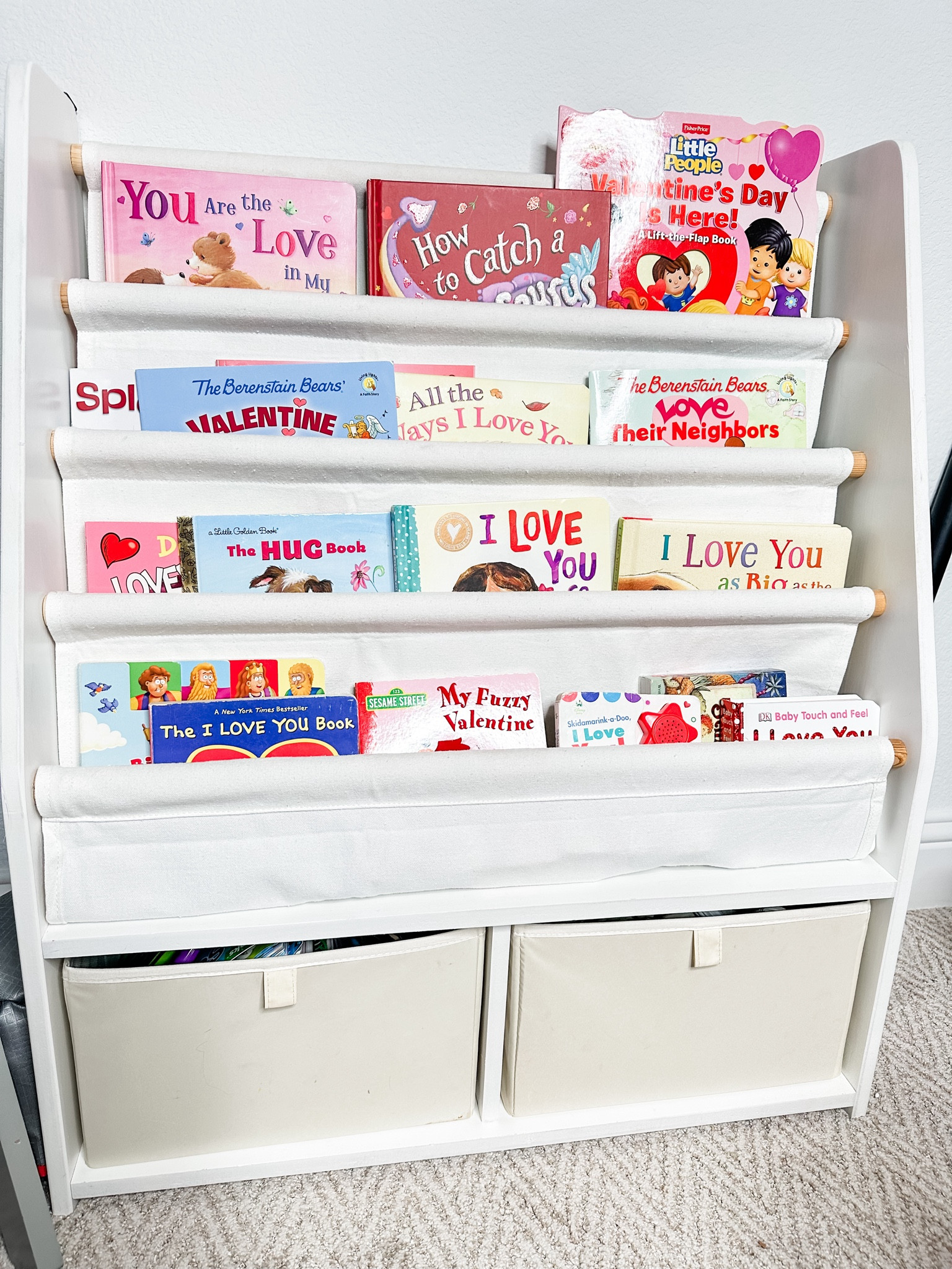 Valentine’s Day books. Playroom book display. Seasonal book shelf 

#LTKkids #LTKSeasonal #LTKbaby