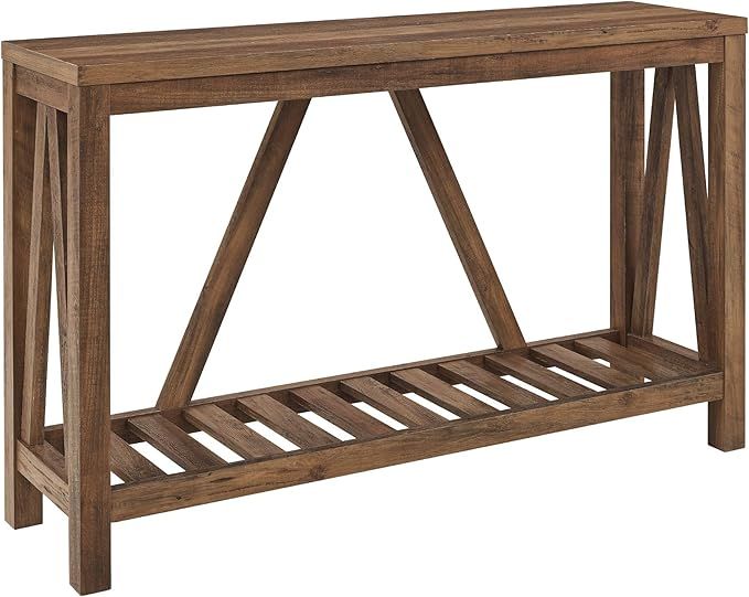 Walker Edison Modern Farmhouse Accent Entryway Table Entry Table Living Room End Table, 52 Inch, ... | Amazon (US)