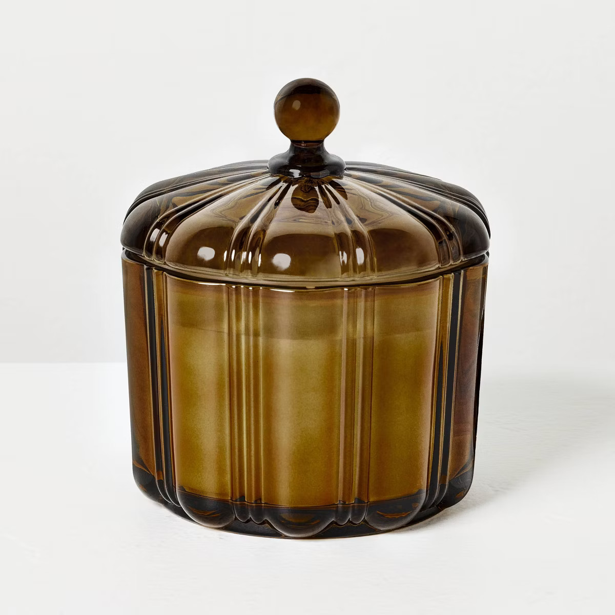 2 Wick Medium Glass with Lid Colored Jar Candle 12oz - Hearth & Hand™ with Magnolia | Target