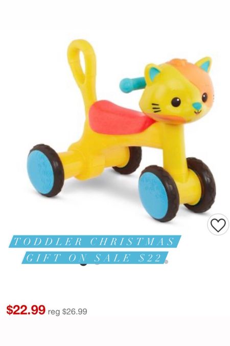 Toddler riding toy Christmas gift idea on sale for $22 at target 

#LTKkids #LTKHoliday #LTKsalealert