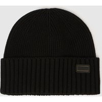 Barbour Black International Chester Beanie, Size: Osfm | Schuh