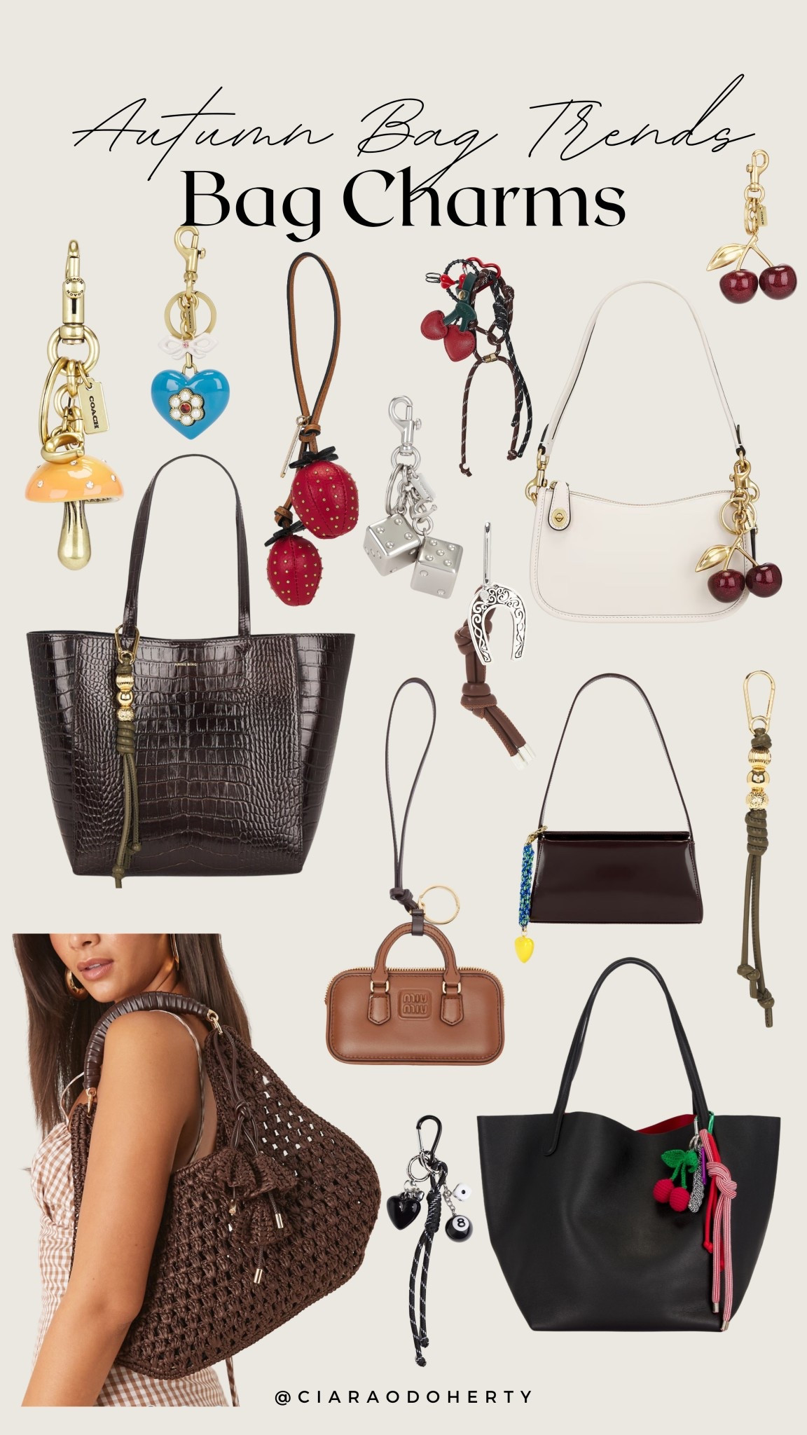 2025 Autumn Bag Trends: Bag Charms 
Bag charms, charmed bags, bag charms 
#LTKautumn #LTKFashionMonth #LTKireland