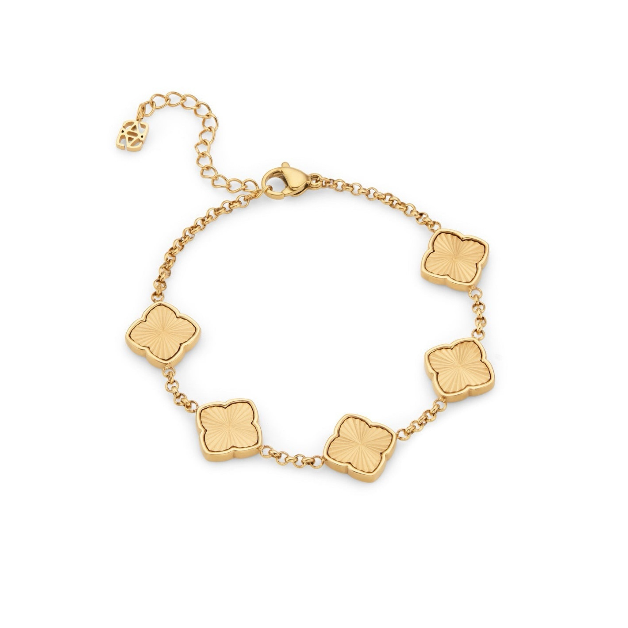 Gold clover bracelet #vancleef #dupe #abbottlyon