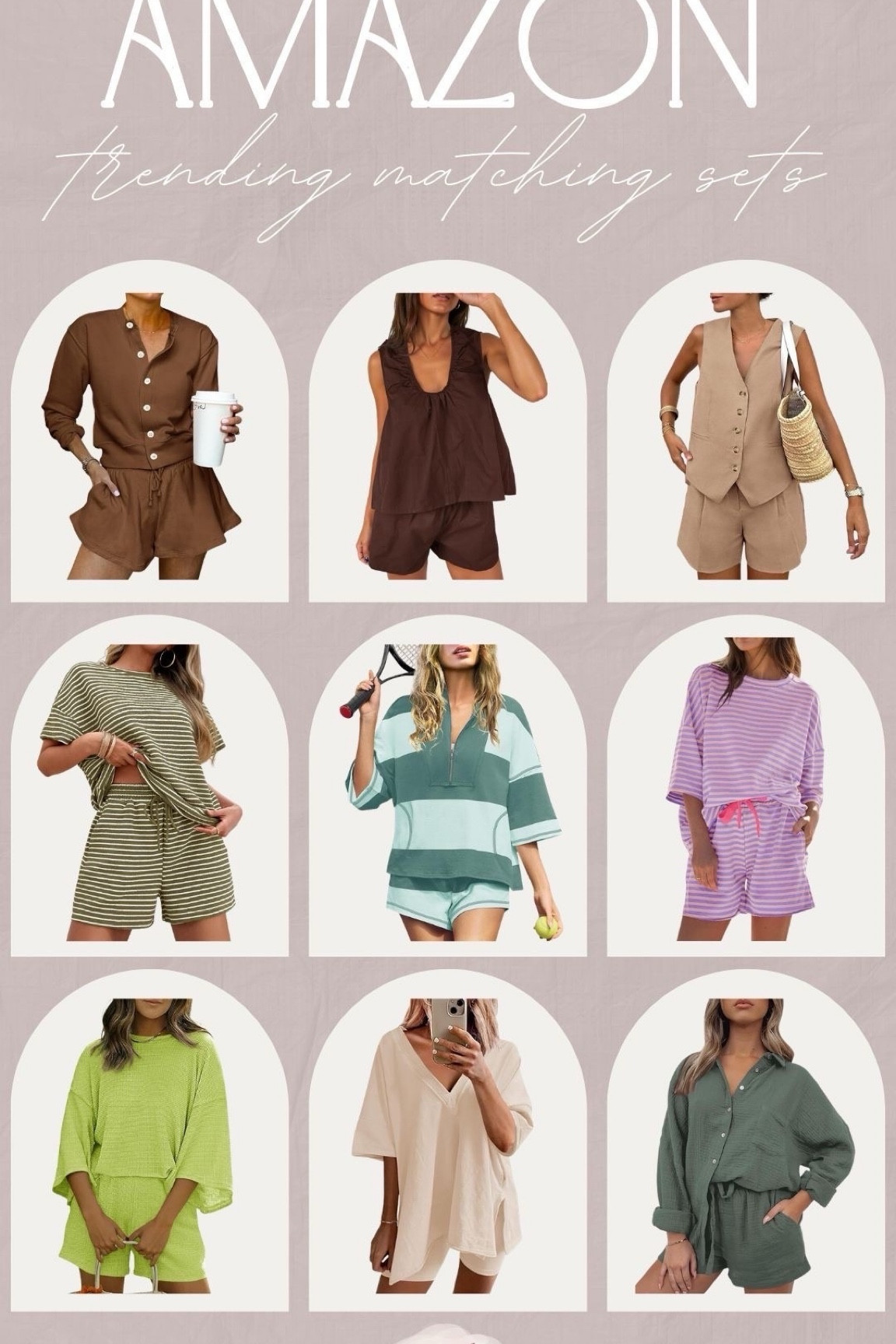 Trending Matching Sets on Amazon!
amazon fashion, amazon style, matching sets, lounge sets, fashion trends, midsize approved fashion

#LTKSeasonal #LTKmomlife #LTKootd