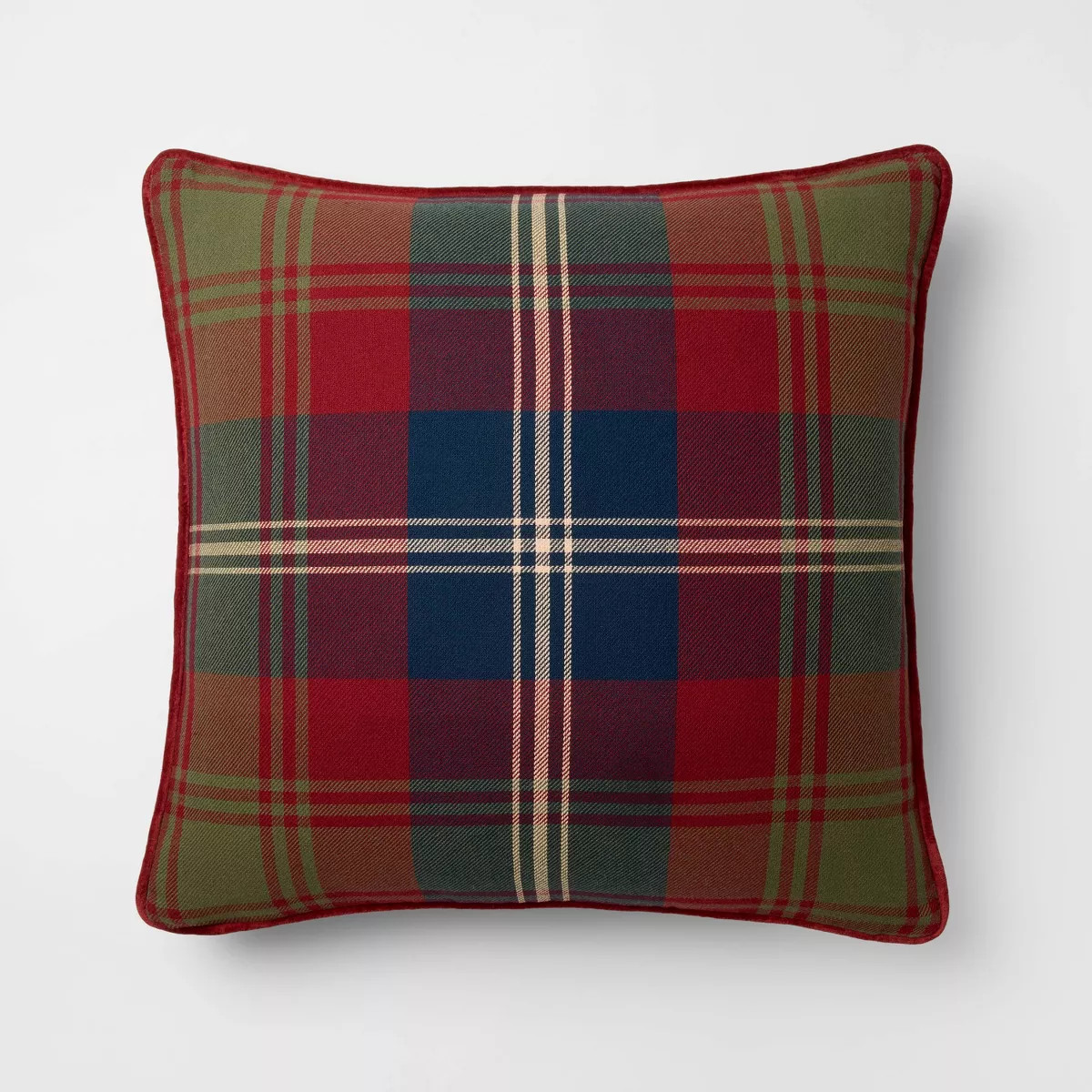 Tartan Holiday Plaid Pillow - 24x24 - Threshold™ designed with Studio McGee | Target
