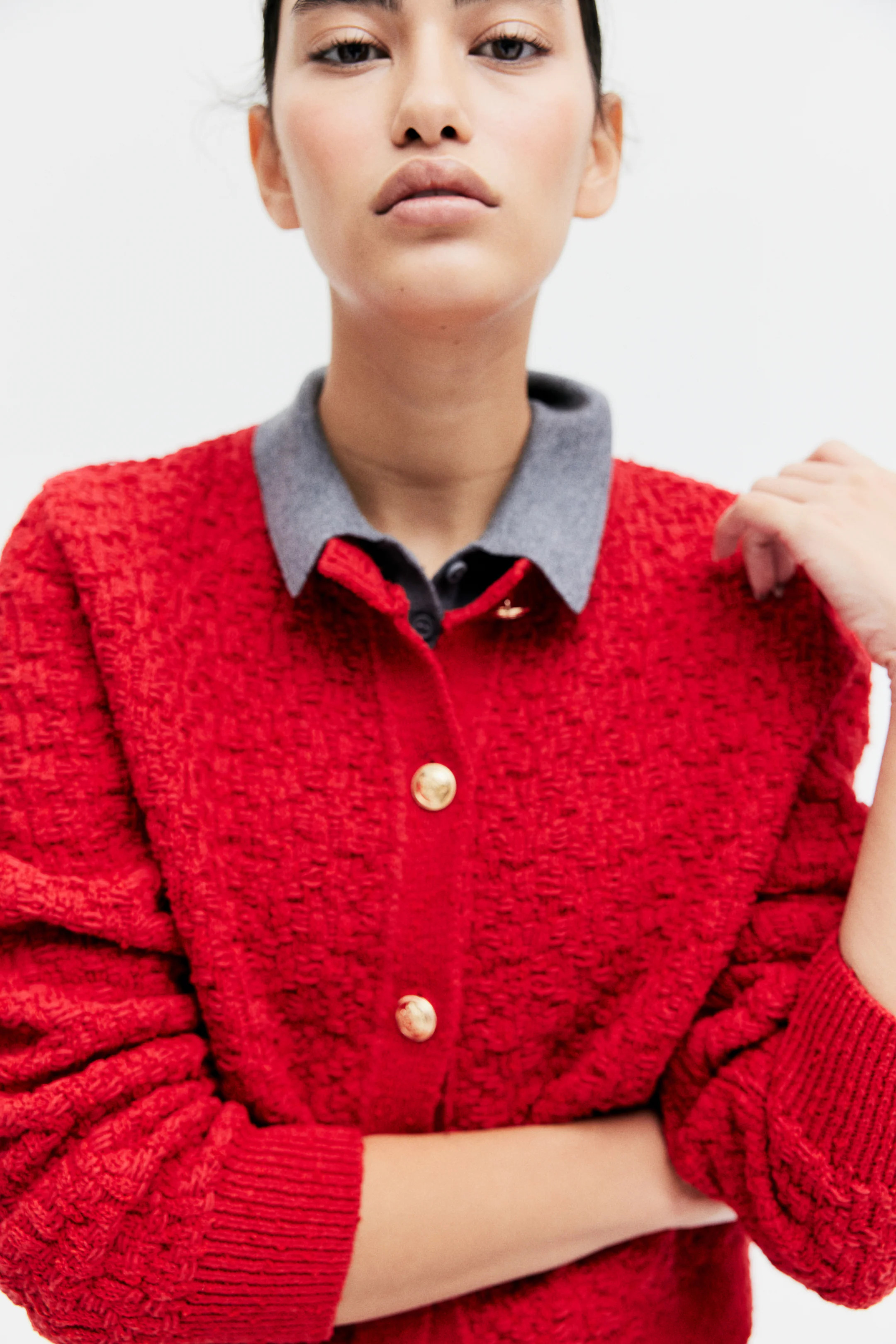 Textured-Knit Cardigan | H&M (US + CA)