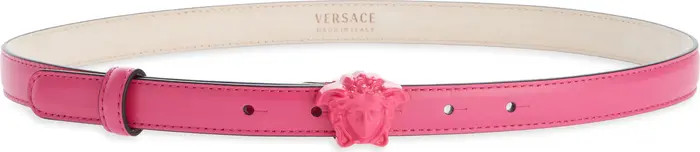 Medusa Leather Skinny Belt | Nordstrom