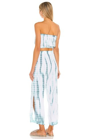 Tiare Hawaii Heatwave Pant Set in Leo Aqua & Stone from Revolve.com | Revolve Clothing (Global)