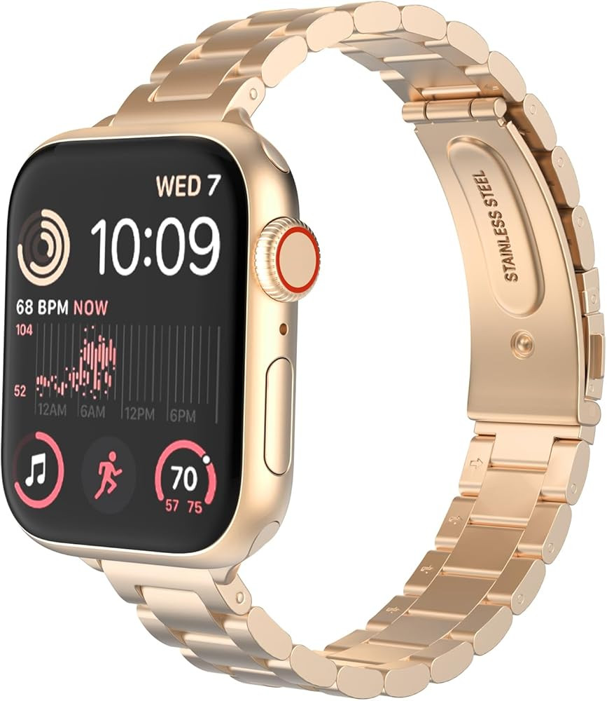 MoKo Thin Band Compatible Apple Watch Band Ultra3/2/1 49mm/Series 11/10/9/8/7/6/5/4/3/2/1/SE3/SE2... | Amazon (US)