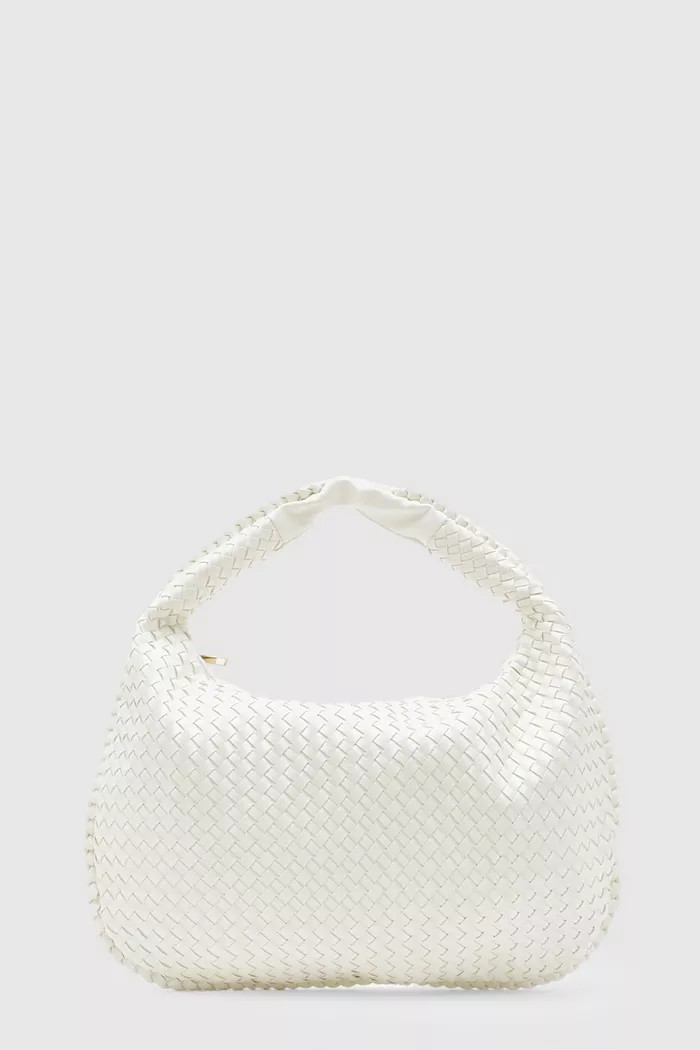 Woven Slouchy Tote Bag | Boohoo.com (UK & IE)