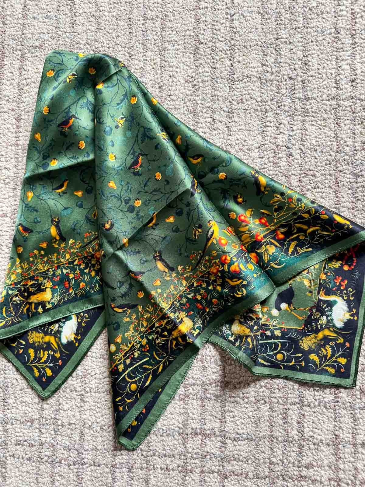 I am so excited for silk neck scarves this fall and I recently took a chance on this one. It’s absolutely gorgeous and the price can’t be beat! There are lots of different patterns and colors and I’m waiting on a few more to arrive. fashion accessories silk scarf gift idea for her neck scarf Amazon deal

#LTKOver40 #LTKFindsUnder50 #LTKBeauty