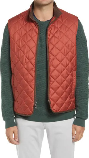 Essex Water Resistant Quilted Travel Vest | Nordstrom