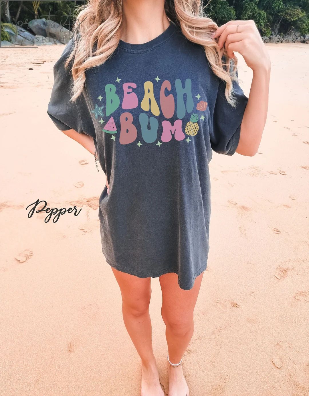 Comfort Colors® Beach Bum Tshirt, Vacation Tshirt, BeachBum Shirt, Beach Shirt, Summer tshirt, S... | Etsy (US)
