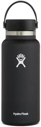 Hydro Flask Wide Mouth Flex Cap Bottle - Stainless Steel Reusable Water Bottle - Vacuum Insulated | Amazon (US)