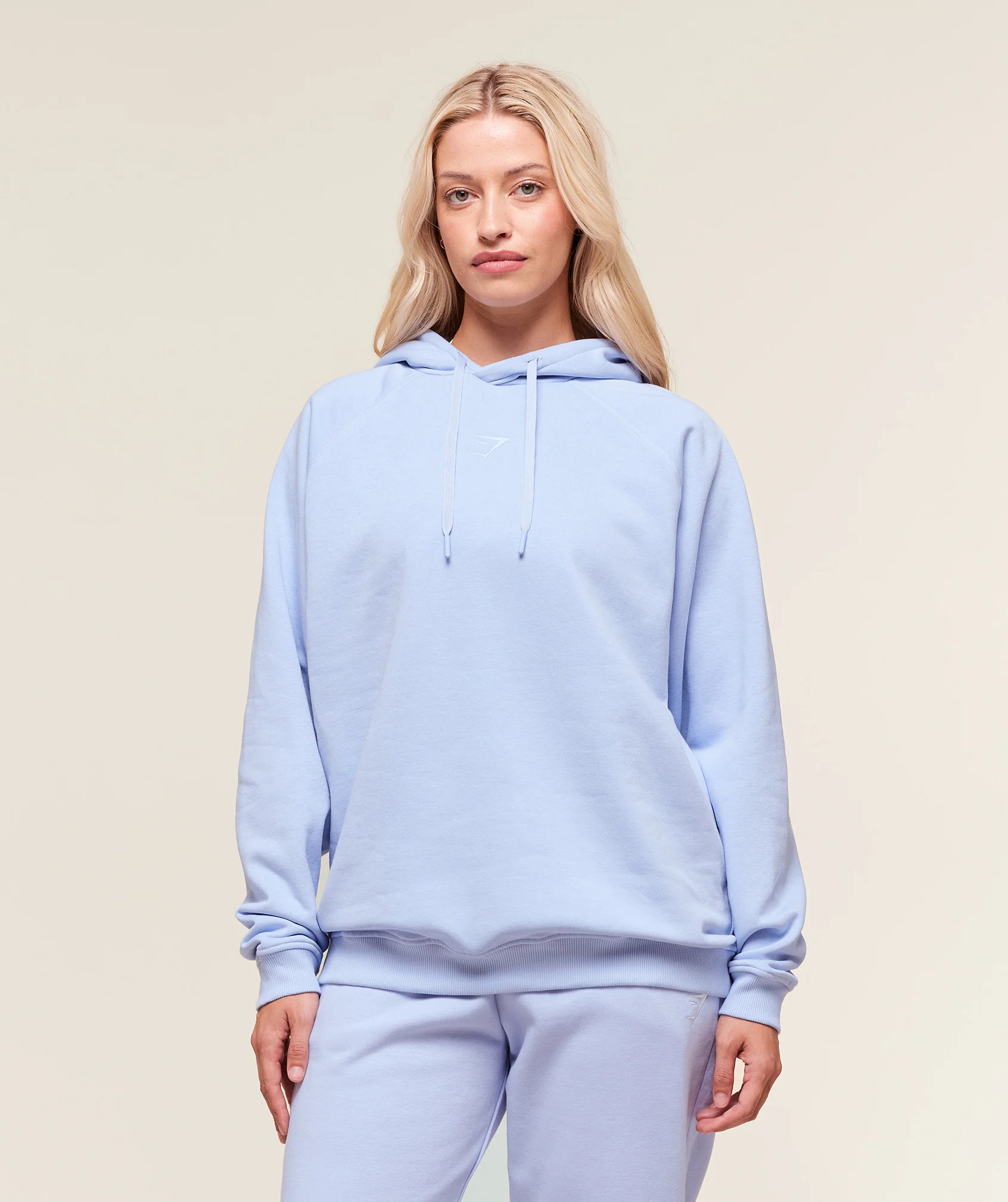 Gymshark Training Oversized Fleece Hoodie - Peri Blue | Gymshark US