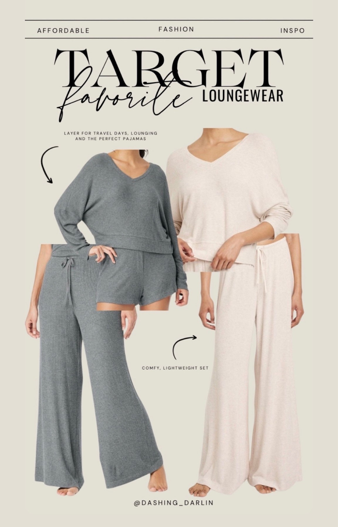 Favorite Target sets ~ perfect for pajamas, travel or lounging!! 
I wear a size medium in top and small in pants. 

#targetfind #targetfashion



#LTKPetite #LTKOver40 #LTKSeasonal