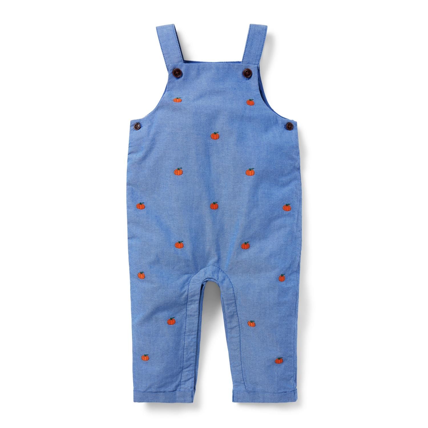 Embroidered Pumpkin Baby Overall | Janie and Jack